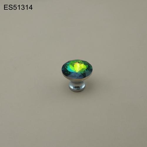 Zamak/Crystal Furniture and Cabinet Knob  ES51314