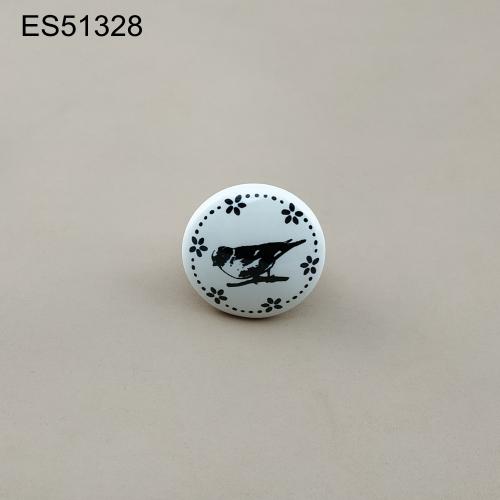 ceremics  Furniture and Cabinet Knob  ES51328 bird