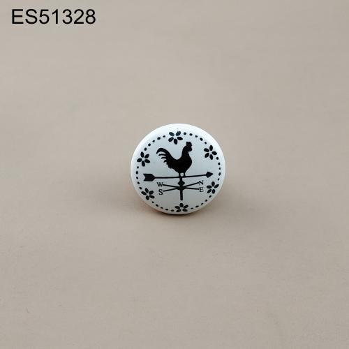 Ceramics  Furniture and Cabinet Knob  ES51328 cock