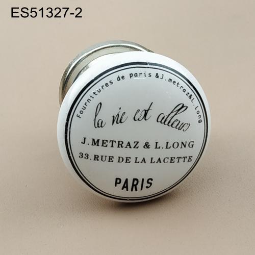 ceremics  Furniture and Cabinet Knob  ES51327-2