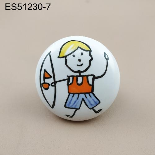 ceremics  Furniture and Cabinet Knob  ES51230-7